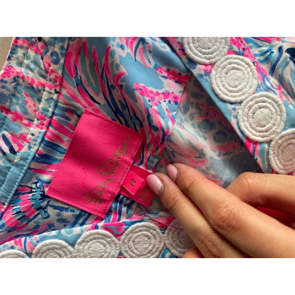 NWT Lilly Pulitzer Joan Tunic Dress Celestial Blue Medium - Picture 4 of 6